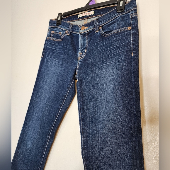 NEW J Brand Pencil Leg The Leo Jeans Dark Vintage Blue Super Skinny Tall Summer - Picture 6 of 14